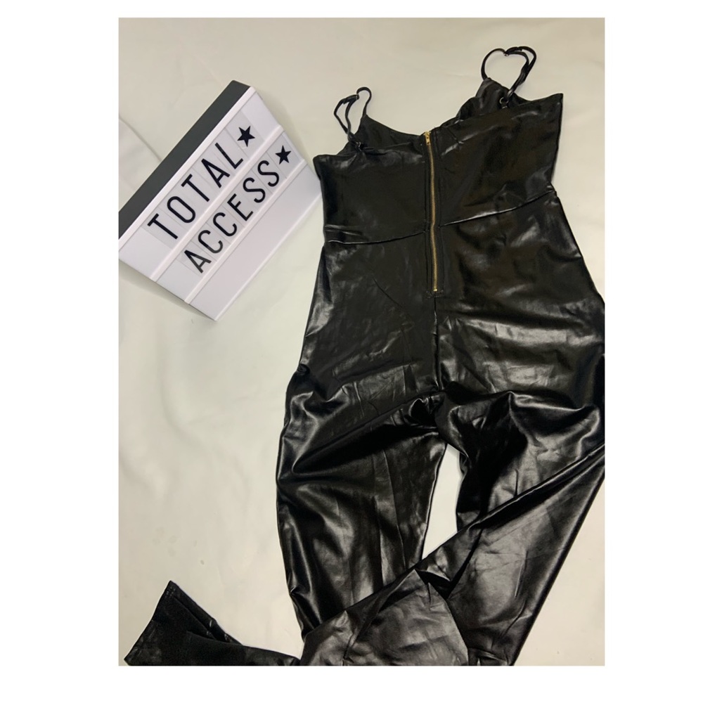 Leather jumpsuit! SOLD